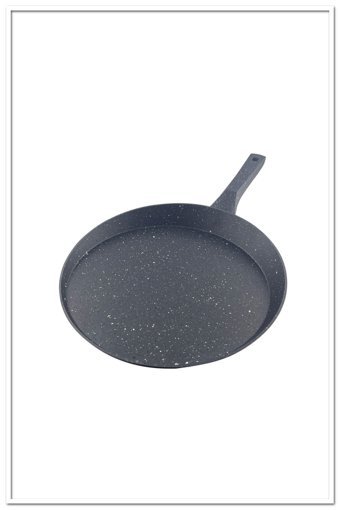 Hazarpazar Granit Saplı Granit 26 cm Krep Tava Gri