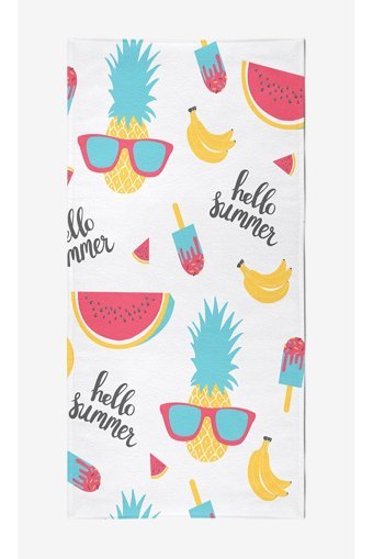 Vevienhome Summer Fruity Pamuklu Plaj Havlusu Çok Renkli