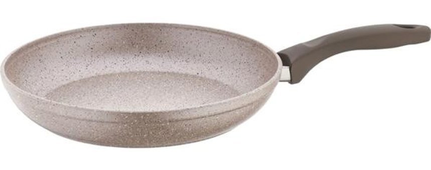 Papilla Vilma Plastik Saplı Alüminyum 22 cm Düz Tava Krem