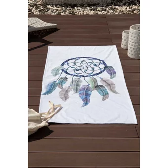Bross Mandala Pamuklu Plaj Havlusu Mint
