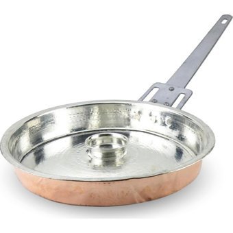 Morya Bakır 28 cm Balık Tava