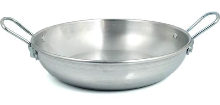 Tiesa Home Metal Saplı Alüminyum 27 cm Kızartma Tava Gri