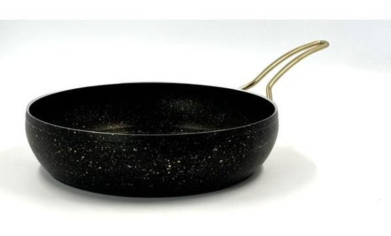 Att Morelli Çelik Saplı Granit 26 cm Güveç Tava Siyah