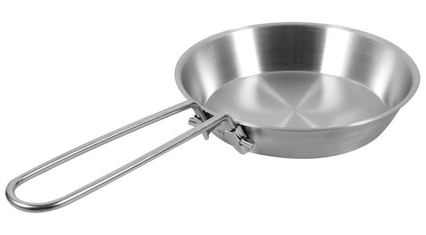 Aboofan Mini Paslanmaz Çelik 10 cm Kızartma Tava Metalik