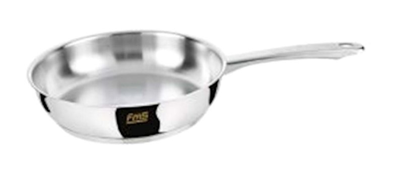 Fms Ideal 10017S Çelik 24 cm Düz Tava Gri