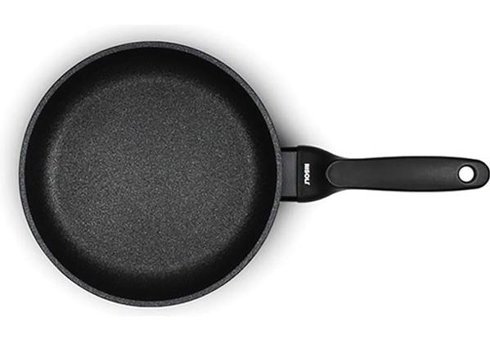 Risoli Black Plus Plastik Saplı Döküm 32 cm Düz Tava Siyah