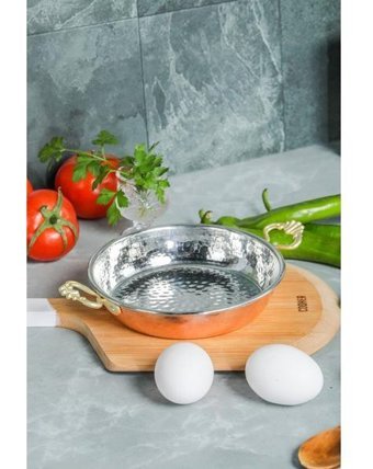 Cooker Antik Bakır 14 cm Sahan Tava