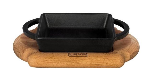 Lava Döküm 12x12 cm Sahan Tava Siyah