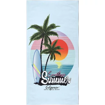 Vevien Home Summer Pamuklu Plaj Havlusu Mavi Yeşil