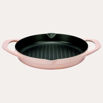 Pot Art Döküm 30 cm Grill Tava Pembe