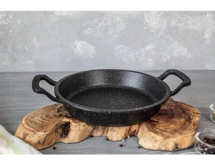 Khor Grid Döküm 20 cm Düz Tava Gri