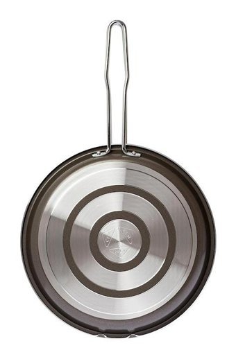 Oneteknoloji Metal Saplı Alüminyum 28 cm Balık Tava Siyah