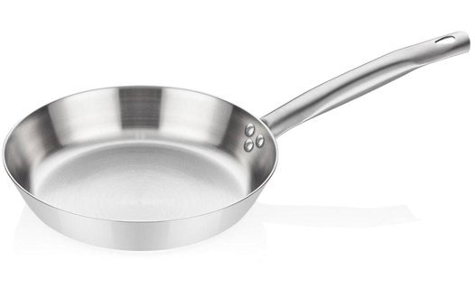 Tektıklamutfak A104KT28 Çelik 28 cm Kızartma Tava Gri