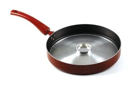 Taç TT1112 Plastik Saplı Granit 34 cm Balık Tava Kırmızı
