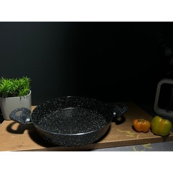 Bena Life Plastik Saplı Granit 24 cm Sahan Tava Siyah