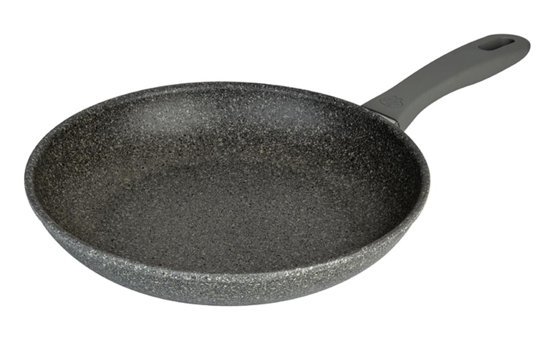 Ballarini Murano Plastik Saplı Alüminyum 28 cm Kızartma Tava Gri