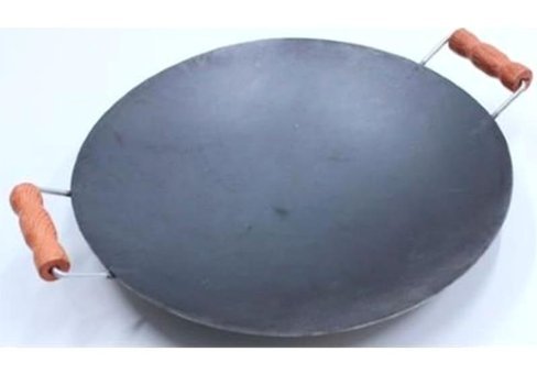Güryan Ahşap Saplı 25 cm Saç Tava Gri