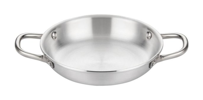 Altınbaşak Çelik 14 cm Sahan Tava Gri