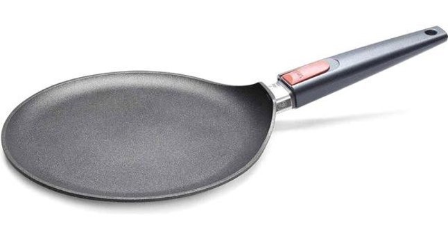 Woll Plastik Saplı Döküm 26 cm Krep Tava Gri