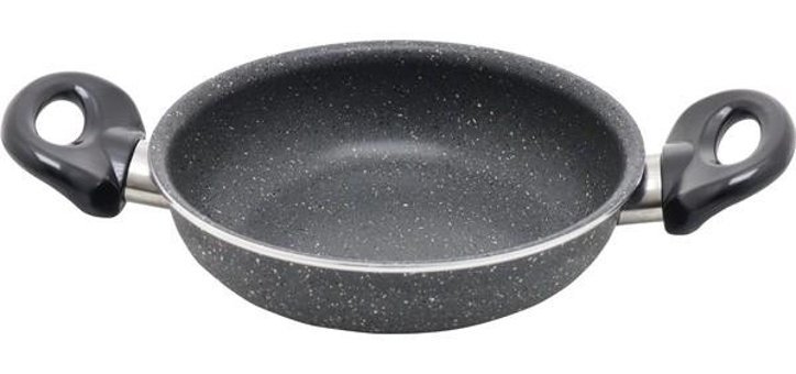 Essenso Plastik Saplı Alüminyum 18 cm Sahan Tava Gri