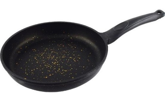 Polo Chef Iron Plastik Saplı Döküm 26 cm Düz Tava Siyah