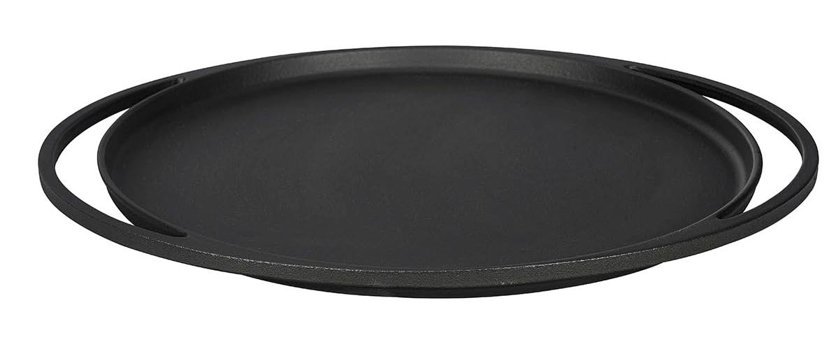 Lava Döküm 28 cm Pizza Tava Siyah