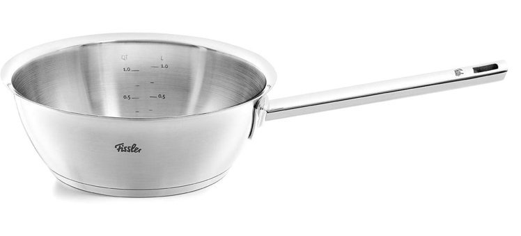 Fissler Original Profi Collection Çelik Saplı Paslanmaz Çelik 20 cm Wok Tava Gri
