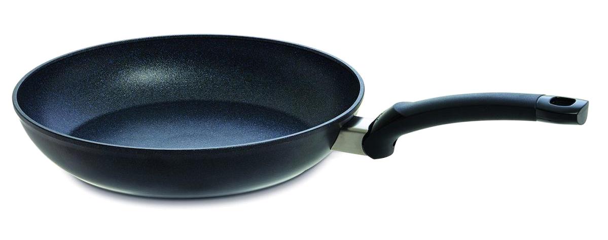 Fıssler Adamant Classic FS15730424100 Plastik Saplı Alüminyum 24 cm Düz Tava Siyah