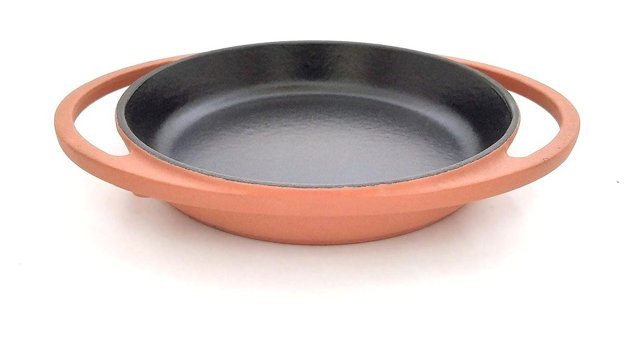 Lava Mini Döküm 16 cm Düz Tava Turuncu