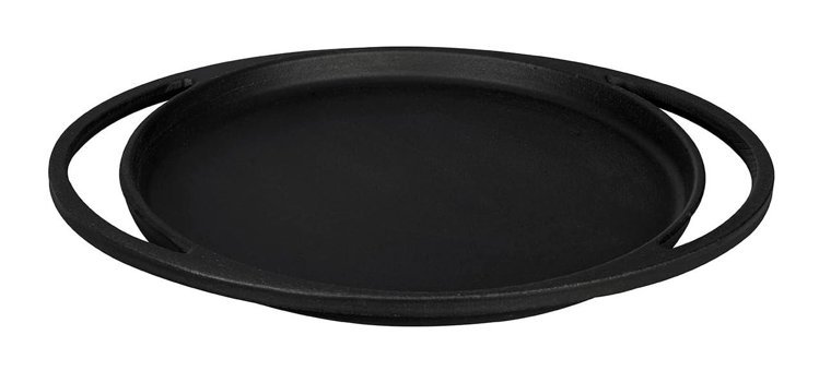 Lava Döküm 20 cm Pizza Tava Siyah