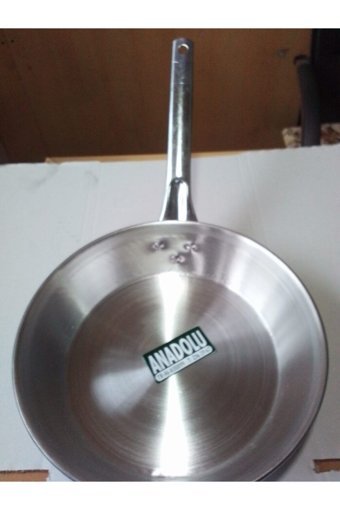 Anadolu Alüminyum 24 cm Düz Tava Gri