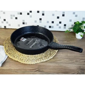 Paçi Plastik Saplı Alüminyum 26 cm Düz Tava Siyah