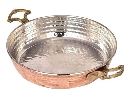Akm El Dövmesi Bakır 20 cm Sahan Tava