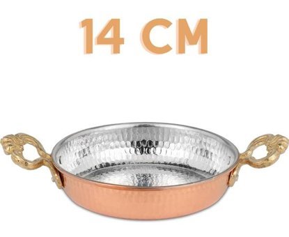 Gür Bakır Bakır 14 cm Sahan Tava