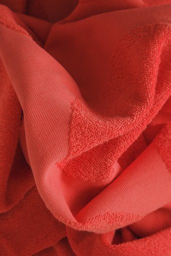 Cottonmanıa Voe Coral Pamuklu Plaj Havlusu Kırmızı