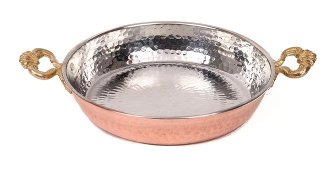 Dmt Copper Home Gaziantep Bakır 16 cm Sahan Tava