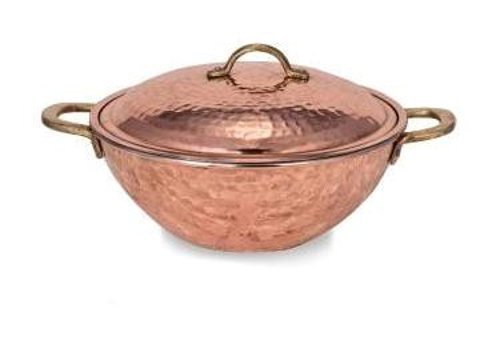 Turna Bakır Turna4812-1 Bakır 25 cm Wok Tava