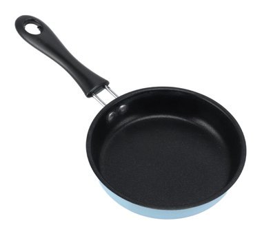 Tissting Mini Plastik Saplı Paslanmaz Çelik 12 cm Kızartma Tava Mavi