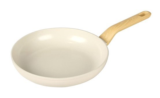 Berghoff Leo Balance Ahşap Saplı Alüminyum 20 cm Kızartma Tava Krem