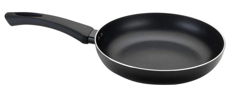 Vıer V24 Plastik Saplı Alüminyum 24 cm Kızartma Tava Siyah