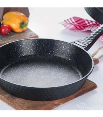 Tarık Home Döküm 32 cm Kızartma Tava Siyah