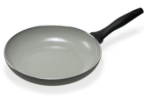 Moneta Melodia Finegres Plastik Saplı Alüminyum 26 cm Kızartma Tava Gri