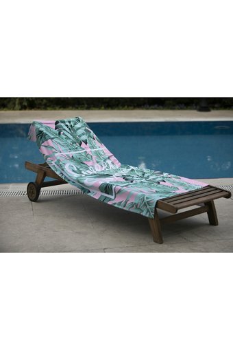 Yorkadesıgn Sweet Summer Kadife Plaj Havlusu Pembe
