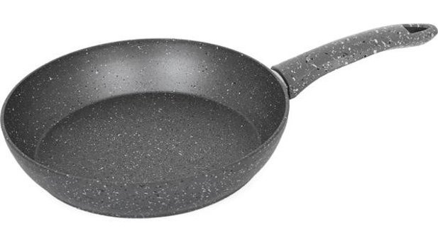 Alkar Ezme Granit 26 cm Düz Tava Siyah
