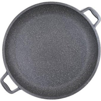 Essenso Döküm Saplı Döküm 36 cm Gözleme Tava Siyah