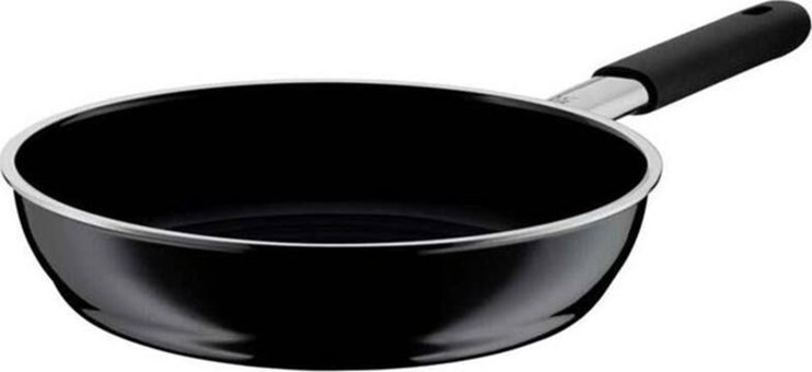 Wmf Fusiontec Plastik Saplı 24 cm Düz Tava Siyah