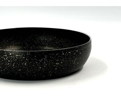 Att Morelli Çelik Saplı Granit 28 cm Güveç Tava Siyah