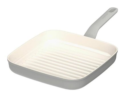 Berghoff Leo Balance Sage Kare Plastik Saplı Alüminyum 24 cm Grill Tava Gri