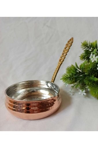 Bakır Dünyası Bakır 11 cm Kızartma Tava