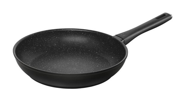Zwilling Marquina Plus Duraslide Plastik Saplı Alüminyum 28 cm Kızartma Tava Siyah